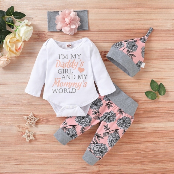 Other - 4 piece baby girl set